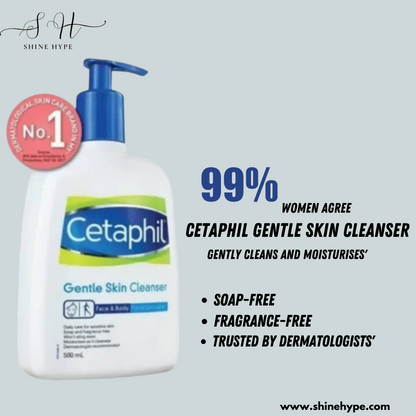 Cetaphil Gentle Skin Cleanser (Face & Body) (For All Skin Types) 500mL