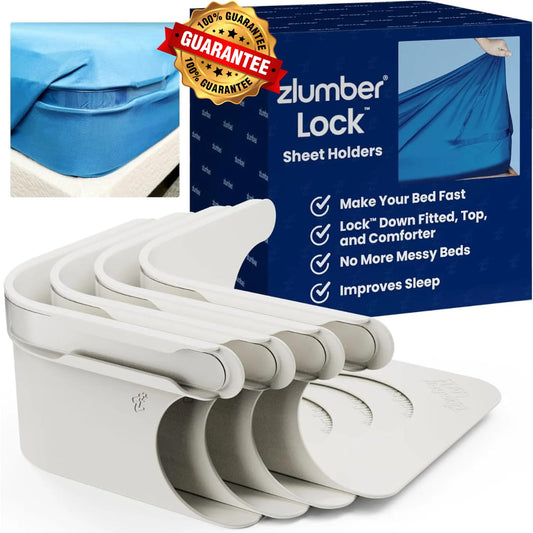 Bed Sheet Clips (4PCS) – Anti-Slip Sheet Holders for All Beds | Keep Fitted Sheets Tight & Wrinkle-Free