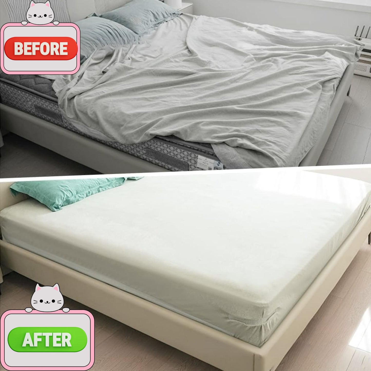Bed Sheet Clips (4PCS) – Anti-Slip Sheet Holders for All Beds | Keep Fitted Sheets Tight & Wrinkle-Free